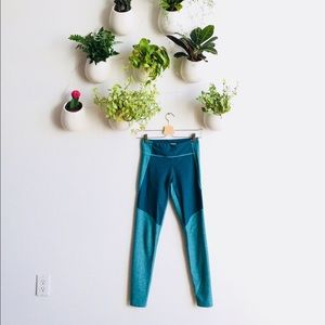 Outdoor Voices two-tone warmup legging